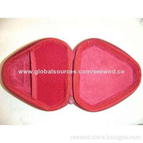 2014 fashion triangle EVA earphone case